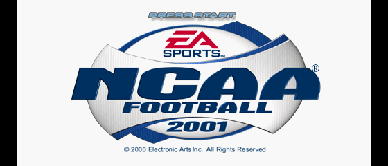 NCAA Football 2001 Title Screen
